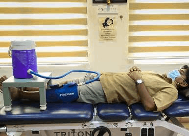 Cryotherapy (Cryo-cuff Ice Compression) Treatment